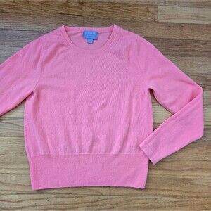 PURE 100% Cashmere sweater woman's size 6 Pink Soft
